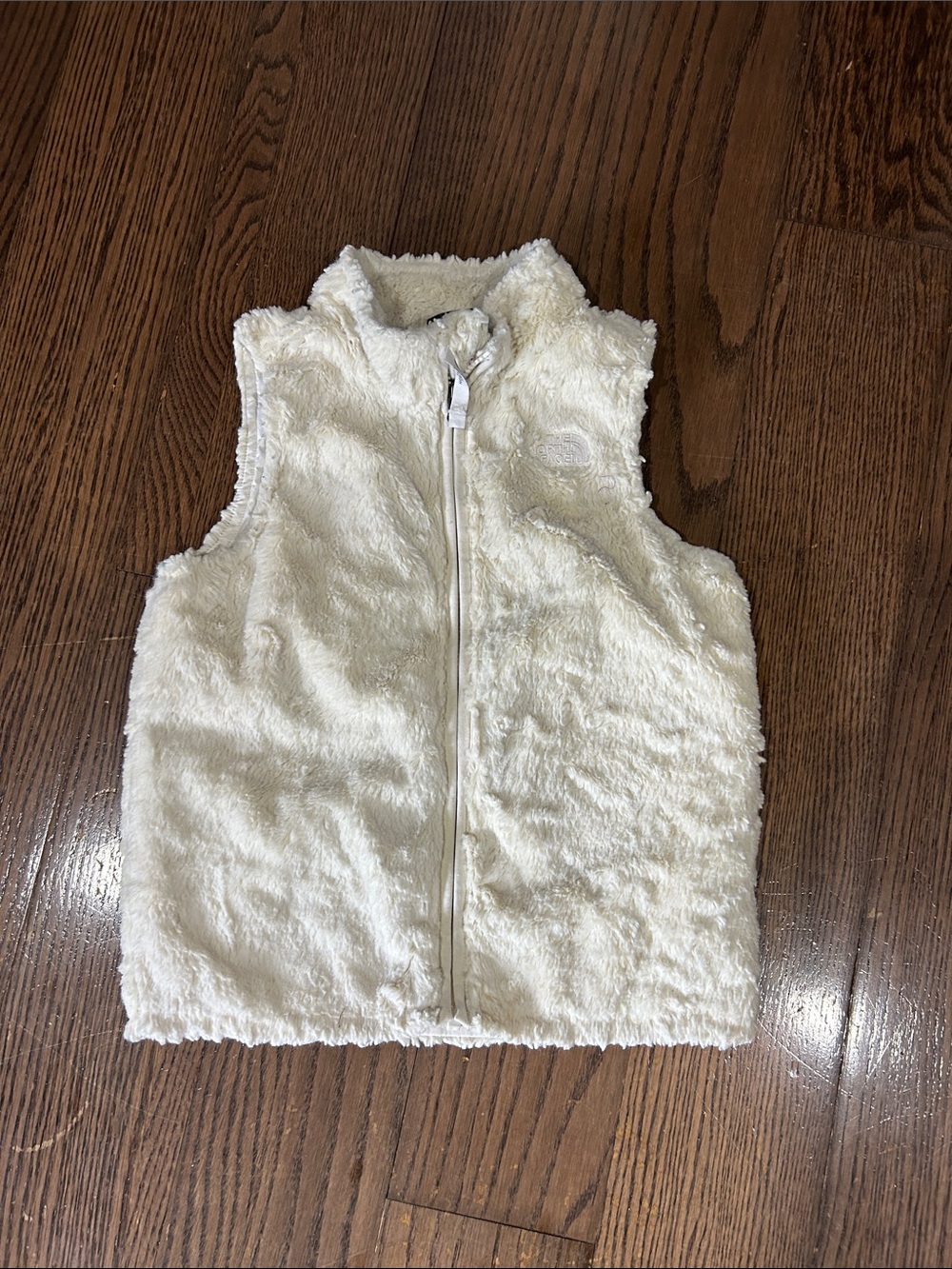 The North Face Kids Cream Sherpa Zip Vest